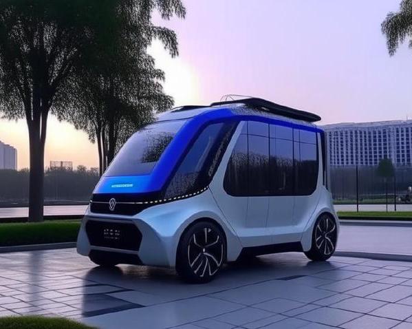 Полностью автономный беспилотный микроавтобус Hongqi проходит дорожные испытания в КНР