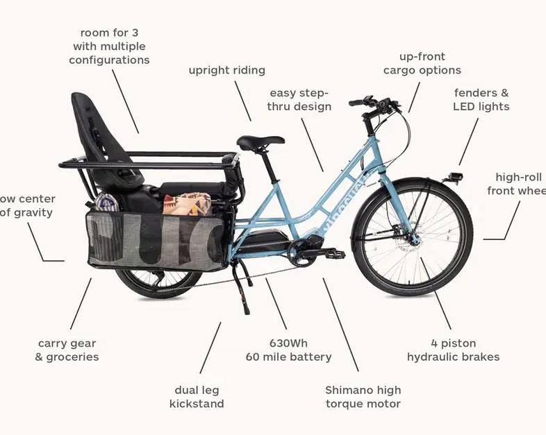 Американский Xtracycle выпустил грузовой электрический велосипед Xtracycle Swoop